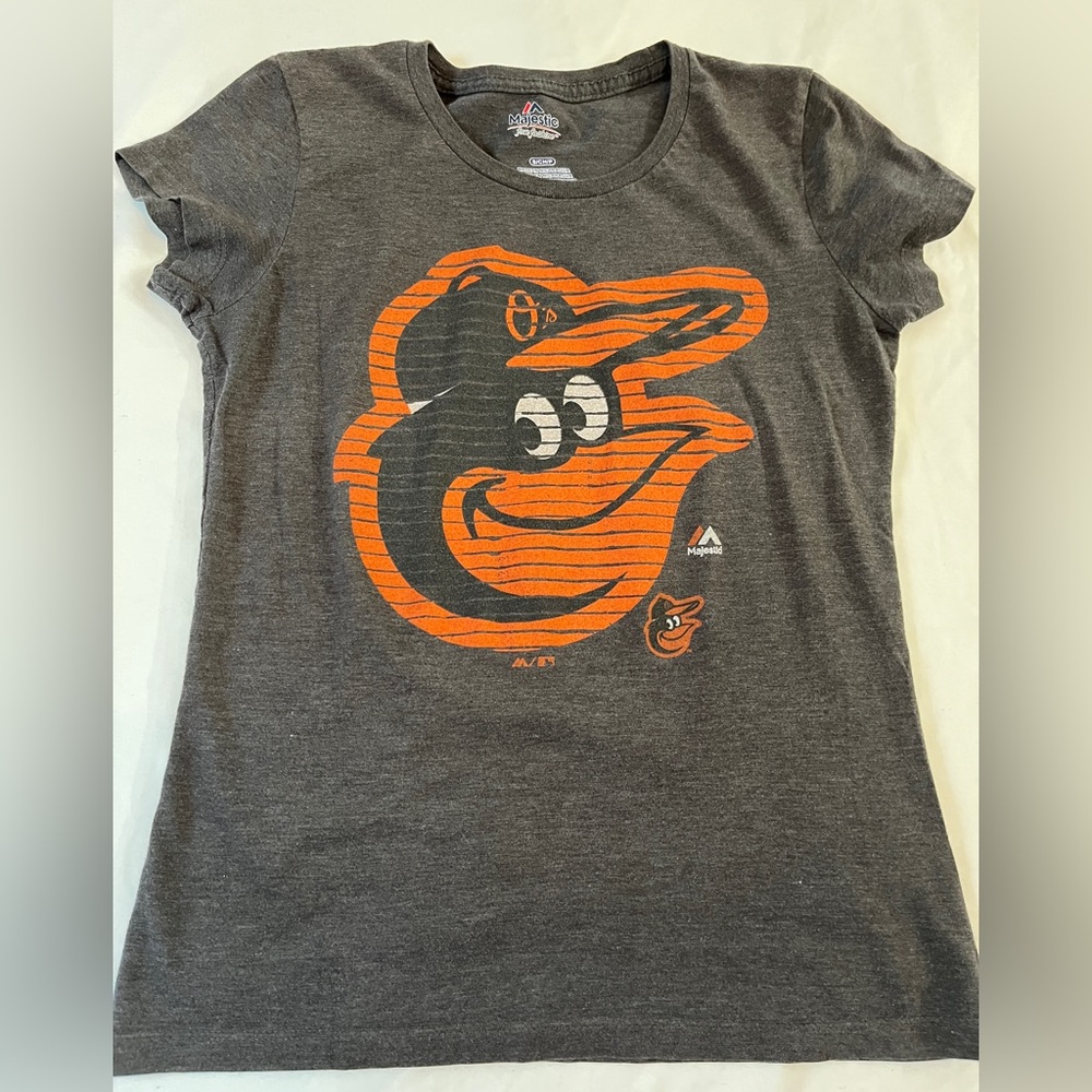 Gray Baltimore Orioles Graphic Tee